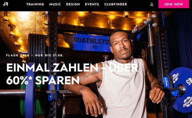 JOHN REED: 24 Monate Fitness ab 399€ einmalig (ab 16,63€/Monat), clusterabhängig – keine Anmelde-/Servicegebühr, bis 31.08. - John Reed