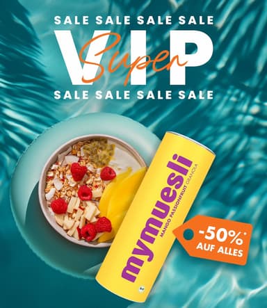 Mymuesli: Bis zu 60% Rabatt auf alles [personalisiert] - Mymuesli