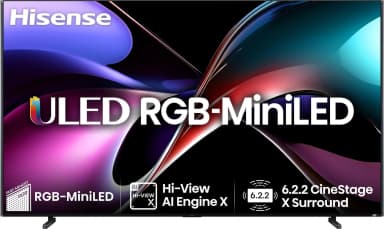 Hisense 100 '' UXQ | RGB MiniLED Smart TV 4K 165 Hz, 2,54 m (100"), 3840 x 2160 Pixel, LCD, Smart-TV, WLAN, Schwarz, Grau - Kaufland