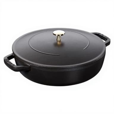 Staub Schmortopf mit Deckel Gusseisen – 28 cm – 3,7 L - Joybuy