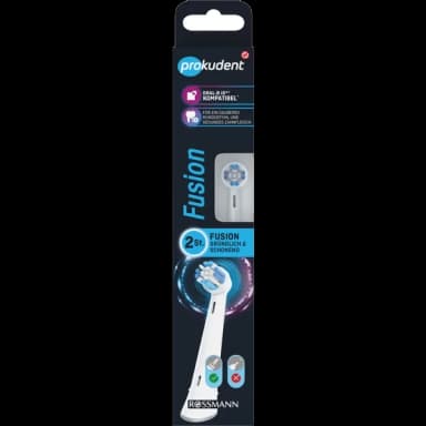 Doppelpack Prokudent Fusion Aufsteckbürsten Oral-B iO kompatibel bei Rossmann verfügbar & im Angebot - ROSSMANN