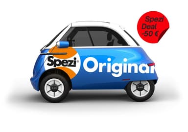 Auto Abo: Micro Microlino; 18PS; 177km Reichweite/ 10,5 kWh Akku; 36M; 149 € p.M. mit Spezi Werbung (199€ ohne); 500km p.M. - FAAREN