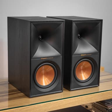 [Paarpreis] Klipsch Reference R-60M Passiver 6" Regallautsprecher | 1" Aluminium LTS Hochtöner & Single 6.5" kupfergesponnener TCP Woofer - Enzinger