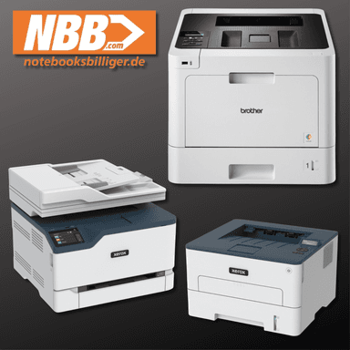 NBB Laserdrucker Angebote | Brother HL-L8260CDW mit Duplexdruck (Farbe) = 249€ | Xerox B230 (S/W) = 89€ | Xerox C235 (Farbe) = 229€ - Notebooksbilliger