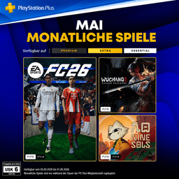 [PlayStation Plus Essential Mai] EA Sports FC 26 + Kostenloses PS Plus Icons Pack, Wuchang: Fallen Feathers, Nine Sols (PS5 / PS4)