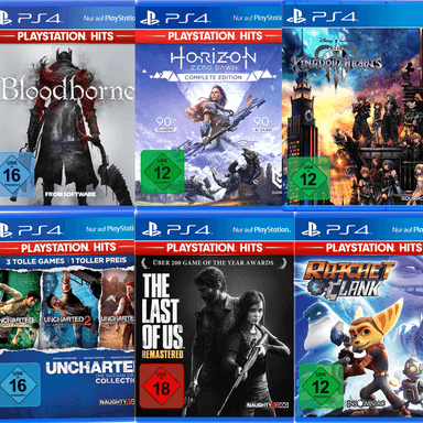 PlayStation 4 Spiele je 7,99€: Uncharted / The Last of Us / Until Dawn / Horizon Zero Dawn / Bloodborne / God of War 3 | Müller abholen - Müller