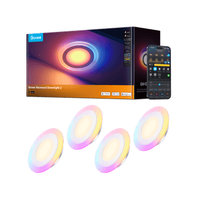 Govee 99 mm Smart Recessed Lights Pro with Night Light / Govee 99 mm Smart Einbauleuchten Pro mit Nachtlicht - Govee