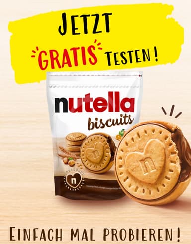 [GzG] nutella biscuits Gratis Testen - Nutella
