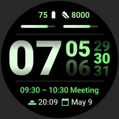 Streamlined Watch Face - amoledwatchfaces [Google Playstore] - Google Play
