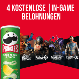 4 Kostenlose | In-Game Belohnungen - World of Warcraft, Fallout 76, Sea of Thieves, The Outer Worlds 2 - Pringles Aktion | PC & Xbox