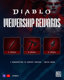 Twitch Drop ab 12.09 In-Game | Diablo IV, World of Warcraft, Overwatch, Hearthstone, Heroes of the Storm, StarCraft | bis zum 13.09