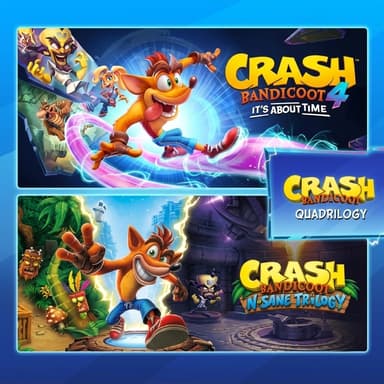 Nintendo Switch | Crash Bandicoot Quadrilogy = N. Sane Trilogy - Crash Bandicoot 4: It's About Time [Teil 4 14,99€] 4 Spiele | eShop - Nintendo EShop