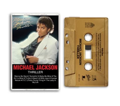 Michael Jackson - Thriller - MC - Gold Metallic Musikkassette - Jpc