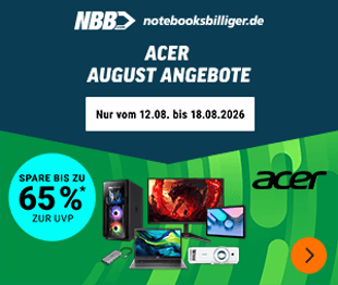 NBB Acer Sale | z.B. Acer HL6511i Full HD Laser-Beamer – DLP, 4000 ANSI-Lumen, 240Hz, VRR für 657,99 € | Projektoren, Notebooks & Peripherie - Notebooksbilliger