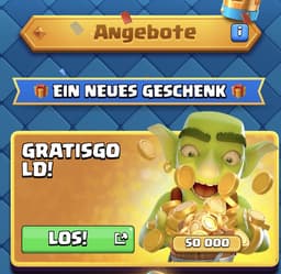 50.000 Gold in Clash Royale