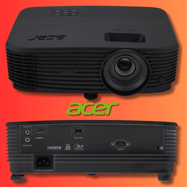 Acer Vero PD2327W DLP LED Business-/Präsentationsbeamer | 3.200 Standard / 1.920 eco ANSI Lumen, WXGA 1280x800, Kontrast: 2.000.000:1, HDMI - OFFICE Partner