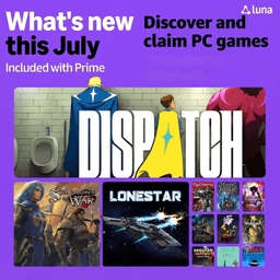 Amazon Luna | Dispatch - Sonic Mania Plus | Prime Gaming | Escape Academy - In Sound Mind - CyClones LoneStar | Symphony of War uvm