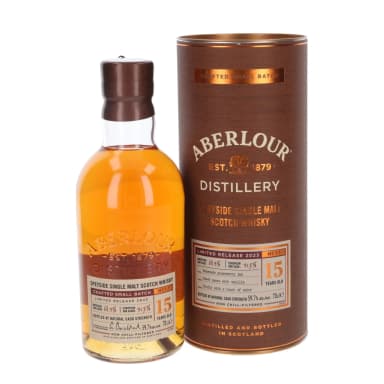 Aberlour 15 2023 59,7% Small Batch Cask strength Single Malt Scotch Whisky Whiskybase 87,79 - Whisky