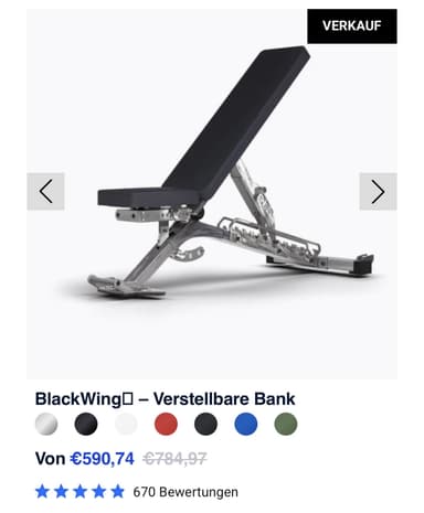 Die massivste REP Hantelbank Blackwing im stylischen Klarlackdesign - REP Fitness