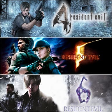 Resident Evil Triple Bundle Pack - PS4 - incl. R.E.4/R.E.5/Resident Evil 6 - digital - USK18 - Survival Horror - CE Europe @ PS Store - PlayStation