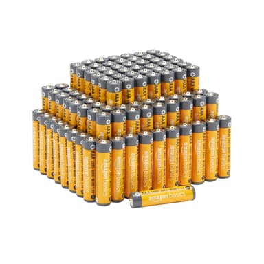 Amazon Basics AAA Alkali Hochleistungsbatterien, 10 Jahre lagerfähig, 100 Stück (0,136€ pro Stuck)[PRIME] - Amazon