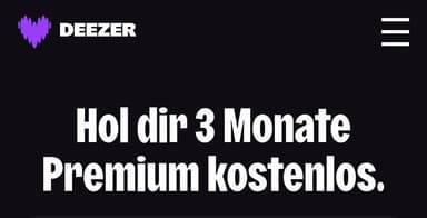Deezer Premium | Duo | Family 3 Monate kostenlos für Neukunden - Deezer