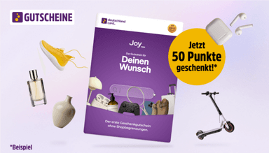 [Deutschlandcard] Joy_ Gutschein mit 5% on top sichern - DeutschlandCard