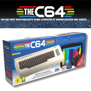 [Abholung DHL Paketshop] Retro Games Ltd. The C64 Maxi - Commodore C64 Nachbau | 64 vorinstallierte Classic Retrospiele, Verbindung via HDMI - Alza
