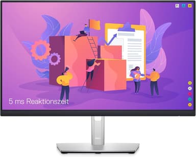 Dell P2422H 24" Monitor - IPS, FHD, Pivot-Funktion - 99% sRGB USB-Hub 4x 3.2 Gen 1, HDMI, DisplayPort, VGA, Vesa 100x100 - refurbished - AMSO