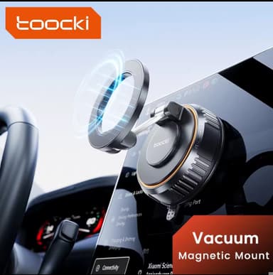 [Marke+] Toocki Handyhalterung fürs Auto, magnetisch, Vakuum befestigt, 360° verstellbar - AliExpress