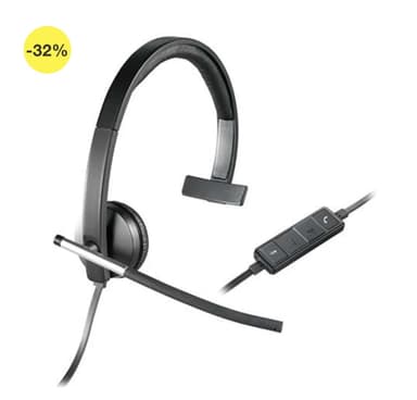 Logitech USB Headset Mono H650e bei Proshop.de für 42,89 € (39,90 € + Versand) – 20 % günstiger - Proshop