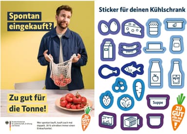 (BLE) Notizblock & Kühlschrank-Aufkleber gratis ins Haus - Bundesanstalt Für Landwirtschaft Und Ernährung