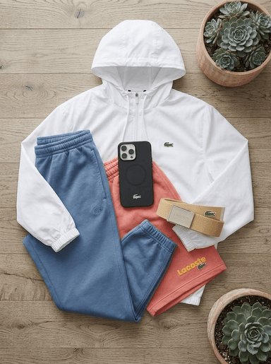 Lacoste Sammeldeal | Lacoste Gürtel, Shorts, Leichte Jacke, Jogginghose, Iphone 16 Pro Max Handyhülle - Lounge By Zalando