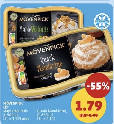[Penny] Mövenpick Eis (900 ml / 850 ml) - PENNY
