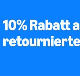 Amazon Retourenkauf: 10% auf ausgewählte Produkte vom 02. 06. - 22. 06. 2026 - Amazon