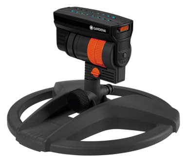 [Prime] Gardena Viereckregner AquaZoom compact- Regner zur Bewässerung von Nutzflächen 9-216 m²,Reichweite 3-18 m,Sprengweite 3-12 m - Amazon