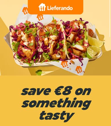 8€ Lieferando Gutschein MBW 16€ | Gutscheincodes personalisiert | gültig bis 01.09.26 - App + Webseite | Lieferservice - Lieferando