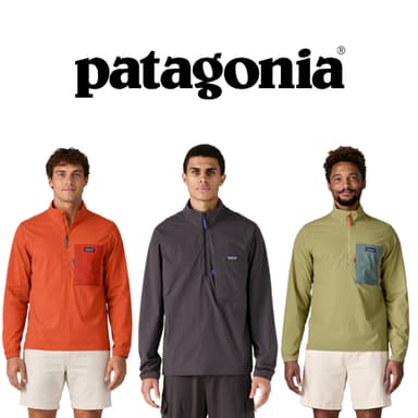 Patagonia Men's Outdoor Everyday Marsupial - Softshelljacke in Orange, Green oder Black (Größe XS-XXL) - Vertical Extreme
