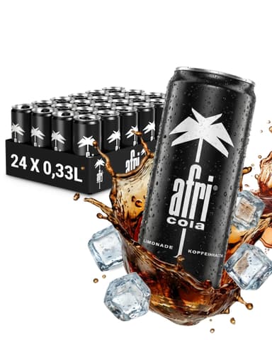 [Prime] afri cola | Cola-Drink koffeinhaltig mit Zucker 24x330 ml Dosen für 13,36€ (0,56€/Dose bzw. 1,69€/Liter) - Amazon