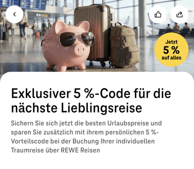 [Magenta Moments x Rewe Reisen] 5% Rabatt auf Reisen | z.B. 7N Mallorca Wanderreise ab 608€ p.P. | 7N Algarve inkl. Mietwagen ab 609€ p.P. - REWE Reisen