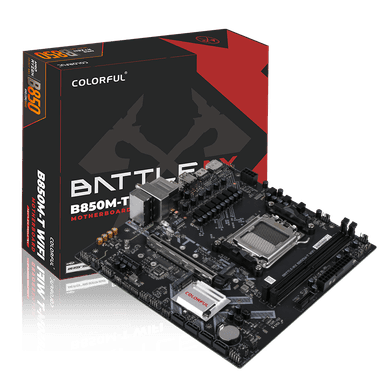 Colorful BATTLE-AX B850M-T WIFI V14 Mainboard - M-ATX, AMD AM5, B850, bis 96 GB DDR5, PCIe 5.0, Wi-Fi 6E, 2.5G LAN - Joybuy