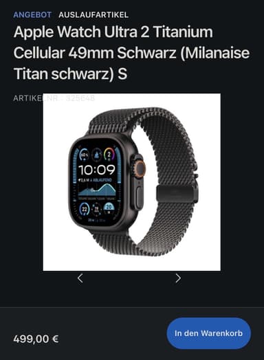 Apple Watch Auslaufmodelle zum gut Kurs: Ultra 2 ab 499 € | Series 10 ab 319 € | SE ab 199 € - Implement IT