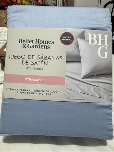 Juego de sabanas 100% algodon en Walmart - Walmart