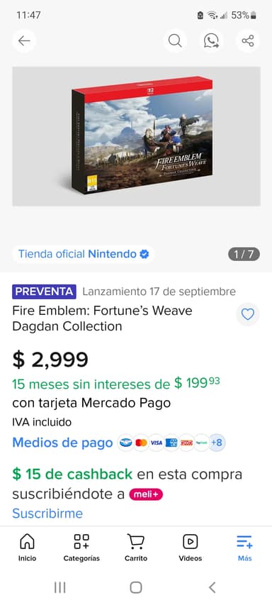 Mercado Libre: Fire Emblem: Fortune’s Weave Dagdan Collection switch 2 - Mercado Libre