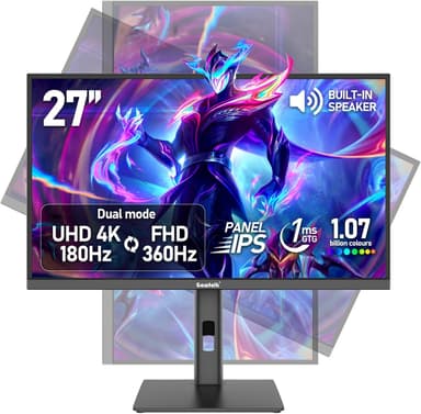 AMAZON: Monitor Gawfolk 27" DUAL MODE 4K 180HZ / FHD 360 HD - Amazon