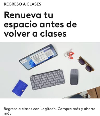 Logitech: $1,500 de descuento en compras desde $4,200 - Logitech