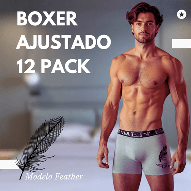 AliExpress: 12 Piezas Boxer Caballero Mayoreo Tela Suave Cómodos y Ajustables Económicos Ligeros Modelo Feather - AliExpress