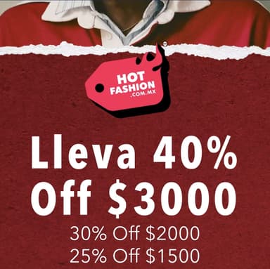 Hot Fashion 2026 en American Eagle: Compra $3000 y recibe 40% OFF | $2000 para 30% y $1500 para 25% - American Eagle