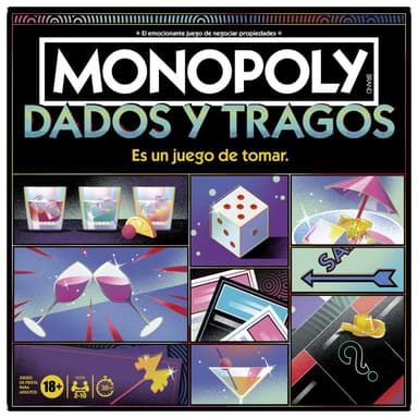 Amazon: Monopoly Tragos y Dados Juego de Mesa para Mayores - Amazon