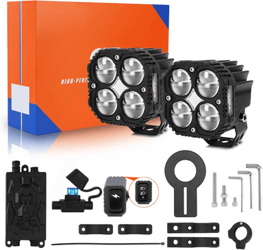 Amazon: Luces LED Auxiliares para Moto - Amazon